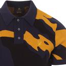LYLE & SCOTT Archive Abstract Jacquard Polo Top