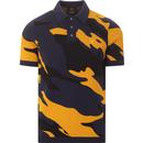 LYLE & SCOTT Archive Abstract Jacquard Polo Top