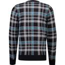 Lyle & Scott Ribbed Jacquard Tartan Crew Neck (JB)