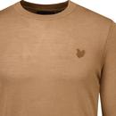 Lyle & Scott Tonal Eagle Merino Crew Neck Jumper N