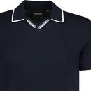 Lyle & Scott Tipped Open Collar Knitted Polo Shirt
