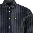 LYLE & SCOTT Mod Pinstripe Cotton Linen Shirt (DN)