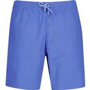 lyle and scott mens classic plain coloured drawstring swim shorts dandy blue