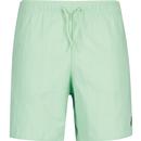 lyle and scott mens classic plain drawstring swim shorts turquoise green