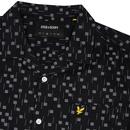 LYLE & SCOTT Retro 70s Tile Print Resort Shirt 
