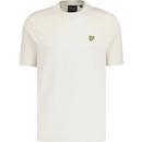 lyle and scott mens retro rally tipped crew neck tshirt cove