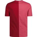 Lyle & Scott Vintage Wide Tonal Stripe T-Shirt Red