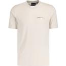 lyle and scott mens towelling embroidered logo crew neck tshirt cove