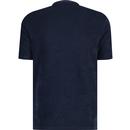 Lyle & Scott Towelling Embroidered Logo Tee (Navy)