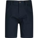 lyle and scott mens viaduct retro 90s casual twill shorts navy