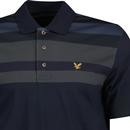 Lyle & Scott Vintage Stripe Polo Shirt Dark Navy