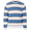 LYLE & SCOTT Retro 70s Block Stripe Sweatshirt B/W