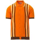 Shockwave MADCAP ENGLAND Mod Stripe Knit Polo (DC)