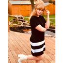 Chelsea MADCAP ENGLAND Mod Hoop Hem Knitted Dress