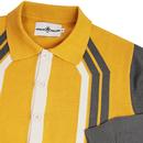 Sunny MADCAP ENGLAND Mod Stripe Knit Polo Cardigan