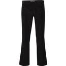 madcap england mens in crowd mod retro sixties cord flared trousers black