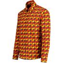 Danza Madcap England Retro 70s Circle Print Shirt