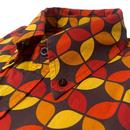 Danza Madcap England Retro 70s Circle Print Shirt