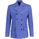 Madcap England Backbeat Double Breasted Boating Blazer in Classic Blue MC1013