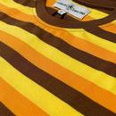 Beatwave Madcap England Retro 70s Stripe T-Shirt O