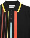 Bauhaus MADCAP ENGLAND Mod Stripe Knit Polo BLACK