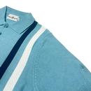 Beck MADCAP ENGLAND Mod Racing Stripe Knit Polo AB