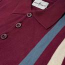 Beck MADCAP ENGLAND Mod Racing Stripe Knit Polo Z