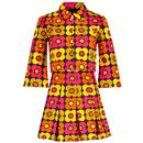 Madcap England Bijoux 1960s Mod Retro Flower Bolero Jacket and Skirt