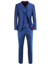 MADCAP ENGLAND 60s Mod Mohair Tonic Suit in Blue