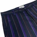 Offbeat MADCAP ENGLAND 60s Stripe Flare Trousers P