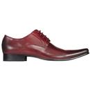 Madcap England Callahan Leather Winklepicker Shoes in Wine