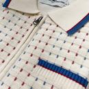 Miles MADCAP ENGLAND Mod Jacquard Knit Polo SW
