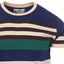 Cosmo MADCAP ENGLAND Retro 1970s Stripe T-shirt BB