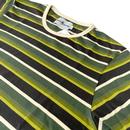 Dekker MADCAP ENGLAND Retro 70s Stripe T-Shirt JS