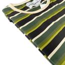 Dekker MADCAP ENGLAND Retro 70s Stripe T-Shirt JS