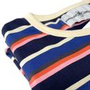 Dekker MADCAP ENGLAND Retro 70s Stripe T-Shirt MB