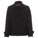 Madcap England Denny 60s Mod Edwardian Style Melton Short Jacket in Black