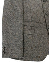 MADCAP ENGLAND Mod Donegal 3 Button Suit Jacket