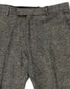 Madcap England 60s Mod Slim Donegal Suit Trousers