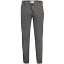 Madcap England Dylan Slim Dogtooth 60s Mod Trousers in Atmosphere