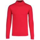 Madcap England Eastwood Mock Turtleneck Pullover in Red MC252