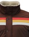Edge MADCAP ENGLAND Retro 1970s Stripe Ski Jacket