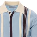 Farlowe MADCAP ENGLAND Mod Stripe Knit Polo Top WS