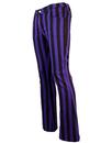 Holy Roller - Retro 60s Striped 70s Indie Flares P