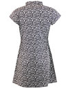 Jane MADCAP ENGLAND 1960s Mod Floral Shirt Dress