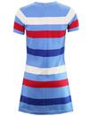 Polly MADCAP ENGLAND 60s Mod Stripe Knitted Dress