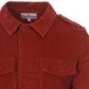 Lennon MADCAP ENGLAND Mod Cord Shirt Jacket (Rust)