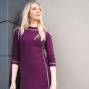 Marchand Madcap England 60s Knit Piping Dress (DP)