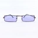 Madcap England McGuinn Retro 60s Mod Square Frame Granny Glasses in Lilac
