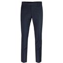 Madcap England Retro 1960s Mod Mohair Tonic Slim Suit trousers in Navy